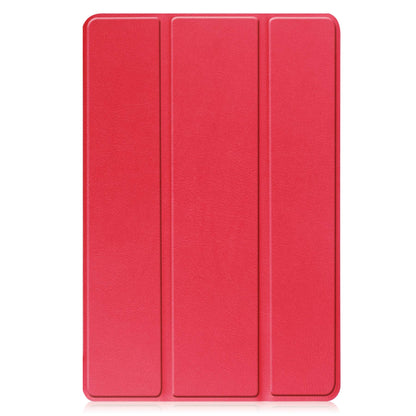 Lenovo Tab M10 (3rd gen) Trifold Bookcase Hoes - Rood