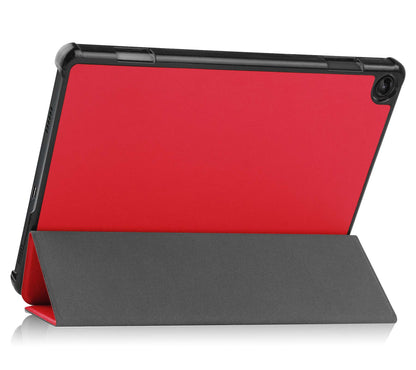 Lenovo Tab M10 (3rd gen) Trifold Bookcase Hoes - Rood