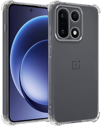 OnePlus 15 Hoesje Shockproof Backcover Siliconen - Transparant