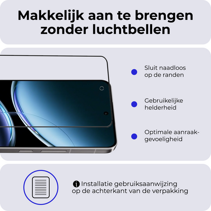 Oneplus Nord 4 Screenprotector Gehard Glas - Full Screen