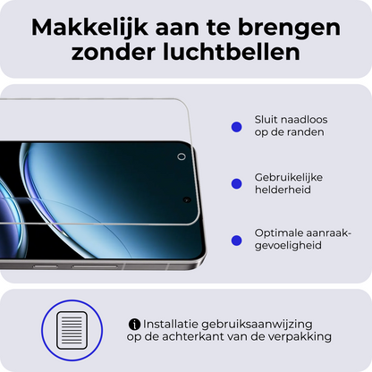 Oneplus Nord 4 Screenprotector Gehard Glas - Anti-kras