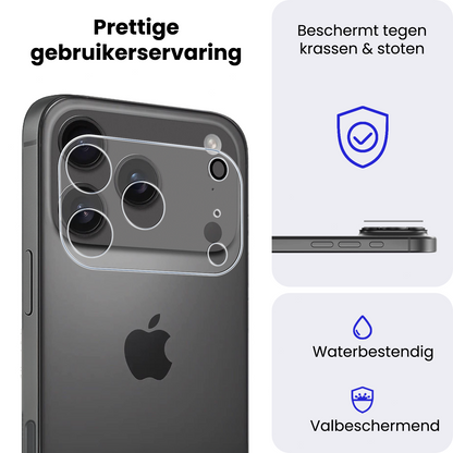 iPhone 17 Pro Max Camera Screenprotector Gehard Glas