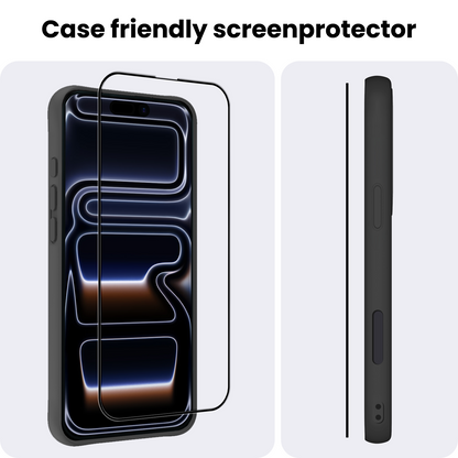 iPhone 17 Pro Max Screenprotector Gehard Glas met Installatieframe