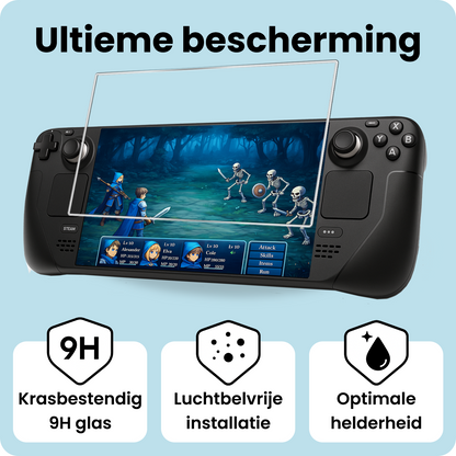 Steam Deck OLED Screenprotector Gehard Glas - Anti-kras