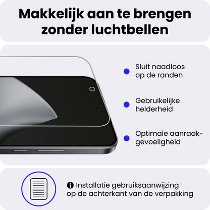 Xiaomi 15T Screenprotector Gehard Glas - Anti-kras