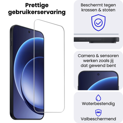 OnePlus 15 Screenprotector Gehard Glas - Anti-kras