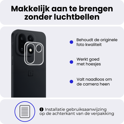 OnePlus 15 Camera Screenprotector Gehard Glas