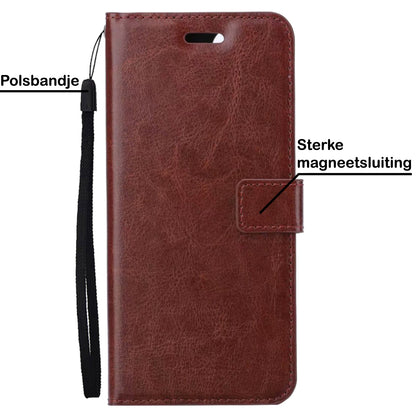 Samsung S21 Hoesje Bookcase Cover Uitneembaar - Bruin