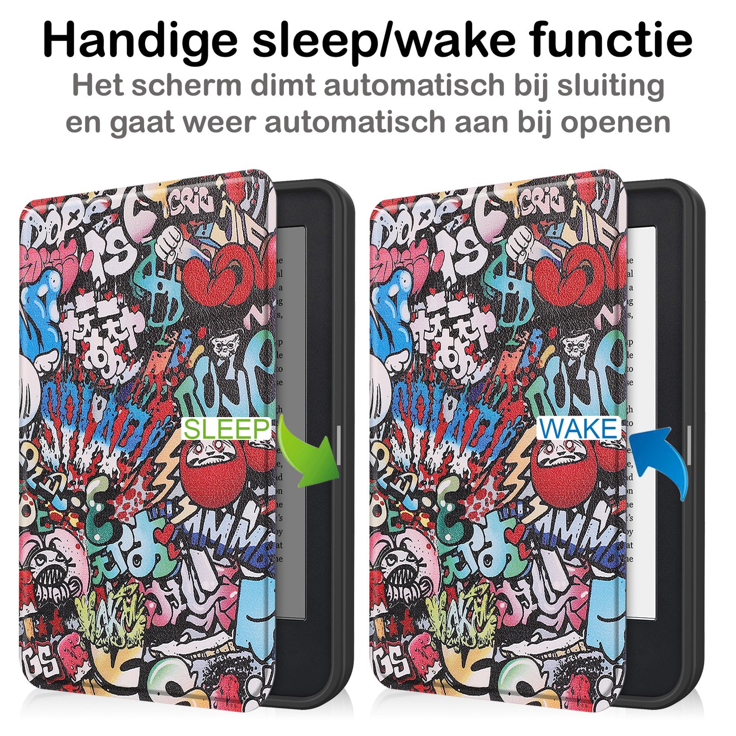 Kobo Clara 2E Hoesje Book Case - Graffity