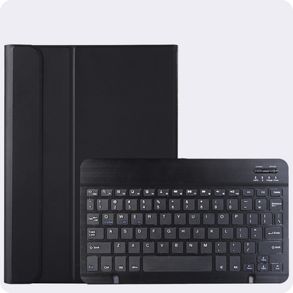 Samsung Galaxy Tab A11 Plus Toetsenbord Hoes met Uitneembaar toetsenbord - Zwart