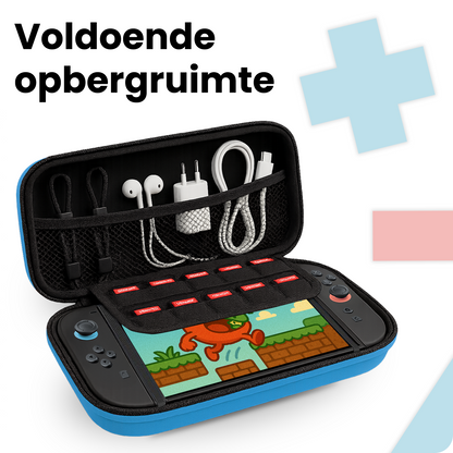 Nintendo Switch 2 Hard Cover Hoes met Spellen ruimte - Blauw