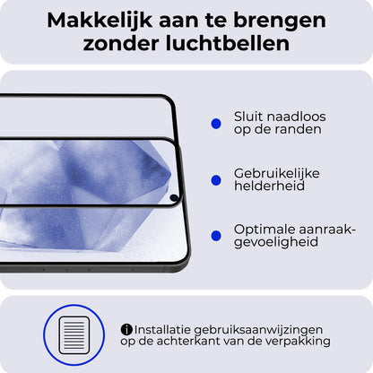 Samsung A55 Screenprotector Gehard Glas - Full Screen