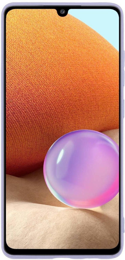 Samsung A32 5G Hoesje Siliconen Backcover Lichtgewicht - Lila