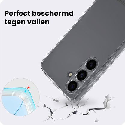 Samsung S26 FE Hoesje Siliconen Backcover Lichtgewicht - Transparant