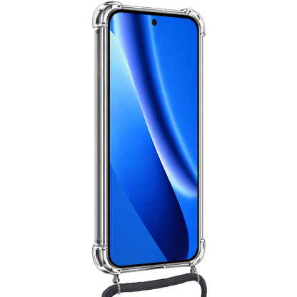 Google Pixel 10a Hoesje met Koord Backcover Shockproof - Transparant