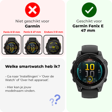 Screenprotector Geschikt voor Garmin Fenix E (47 mm) Screenprotector Glas Gehard Screen Cover - Screen Protector Geschikt voor Garmin Fenix E Screenprotector Tempered Glass
