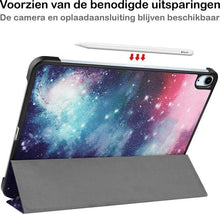 iPad Air 2020 Trifold Bookcase Hoes - Galaxy