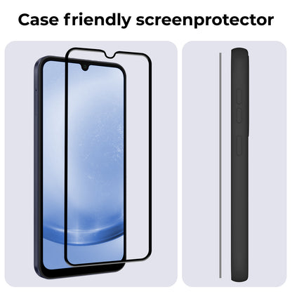 Samsung A25 Screenprotector Full Cover Tempered Glass