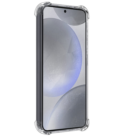 Samsung S24 Plus Hoesje Kaarthouder Backcover Shockproof - Transparant