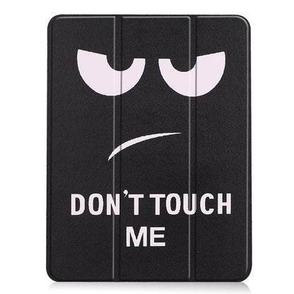 iPad Air 2022 Trifold Bookcase Hoes met Penhouder voor Apple Pen - Don't Touch Me