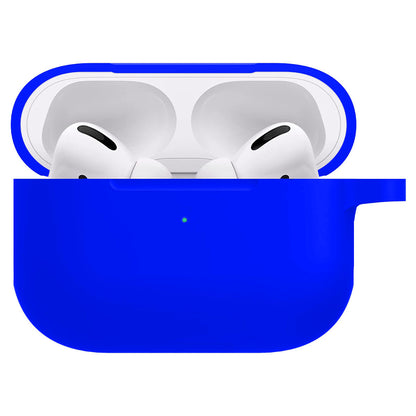 AirPods Pro 2 Hoesje Siliconen met Clip - Blauw