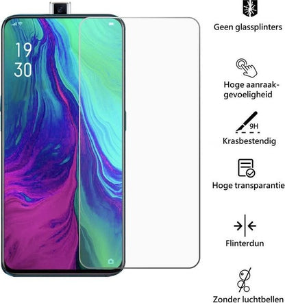 OPPO Reno 2Z Screenprotector Gehard Glas - Anti-kras