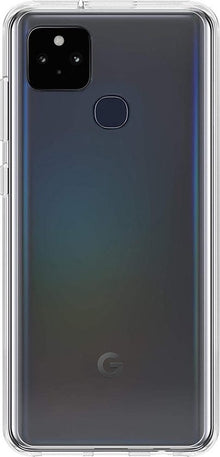 Google Pixel 5 Hoesje Siliconen Backcover Lichtgewicht - Transparant