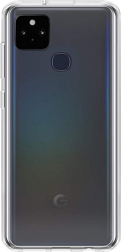 Google Pixel 5 Hoesje Siliconen Backcover Lichtgewicht - Transparant