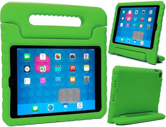 iPad 10.2 2019 Hoesje Kids Cover Bumper - Groen