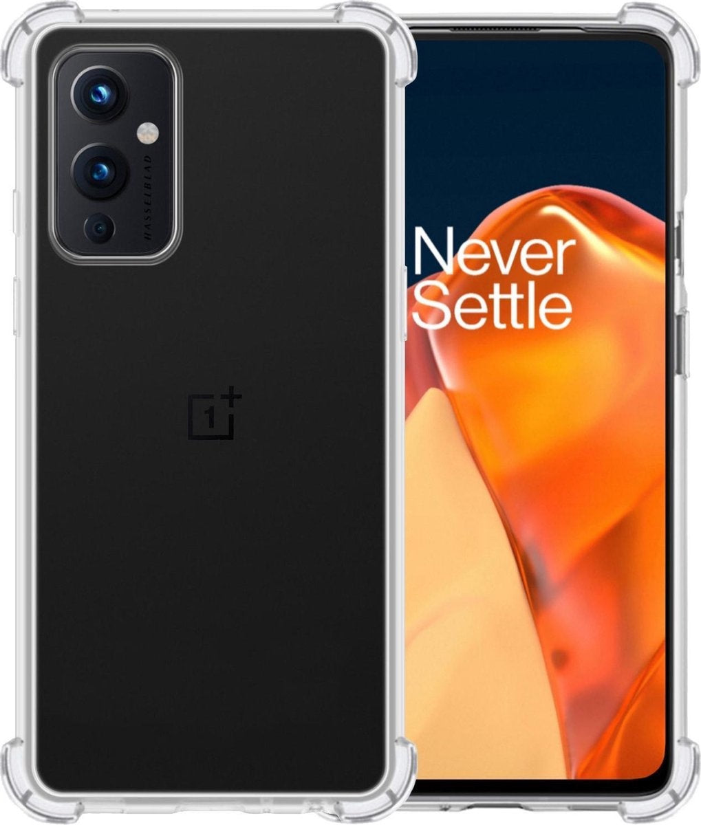 OnePlus 9 Hoesje Shock Proof Siliconen - Transparant