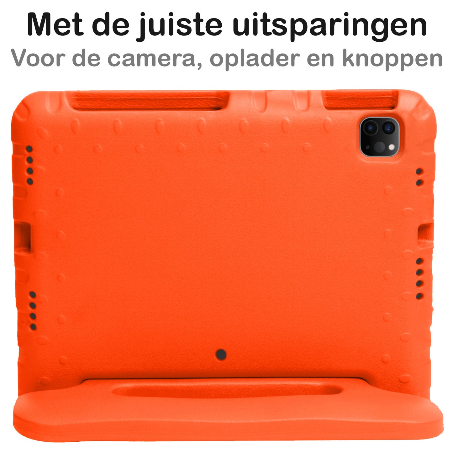 iPad Pro 2021 (11 inch) Hoesje Kids Cover Bumper - Oranje