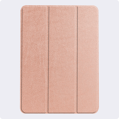 iPad Air 2024 / 2025 (13 inch) Trifold Bookcase Hoes - Rosé goud