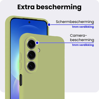 Samsung A27 Hoesje Siliconen Backcover Lichtgewicht - Groen