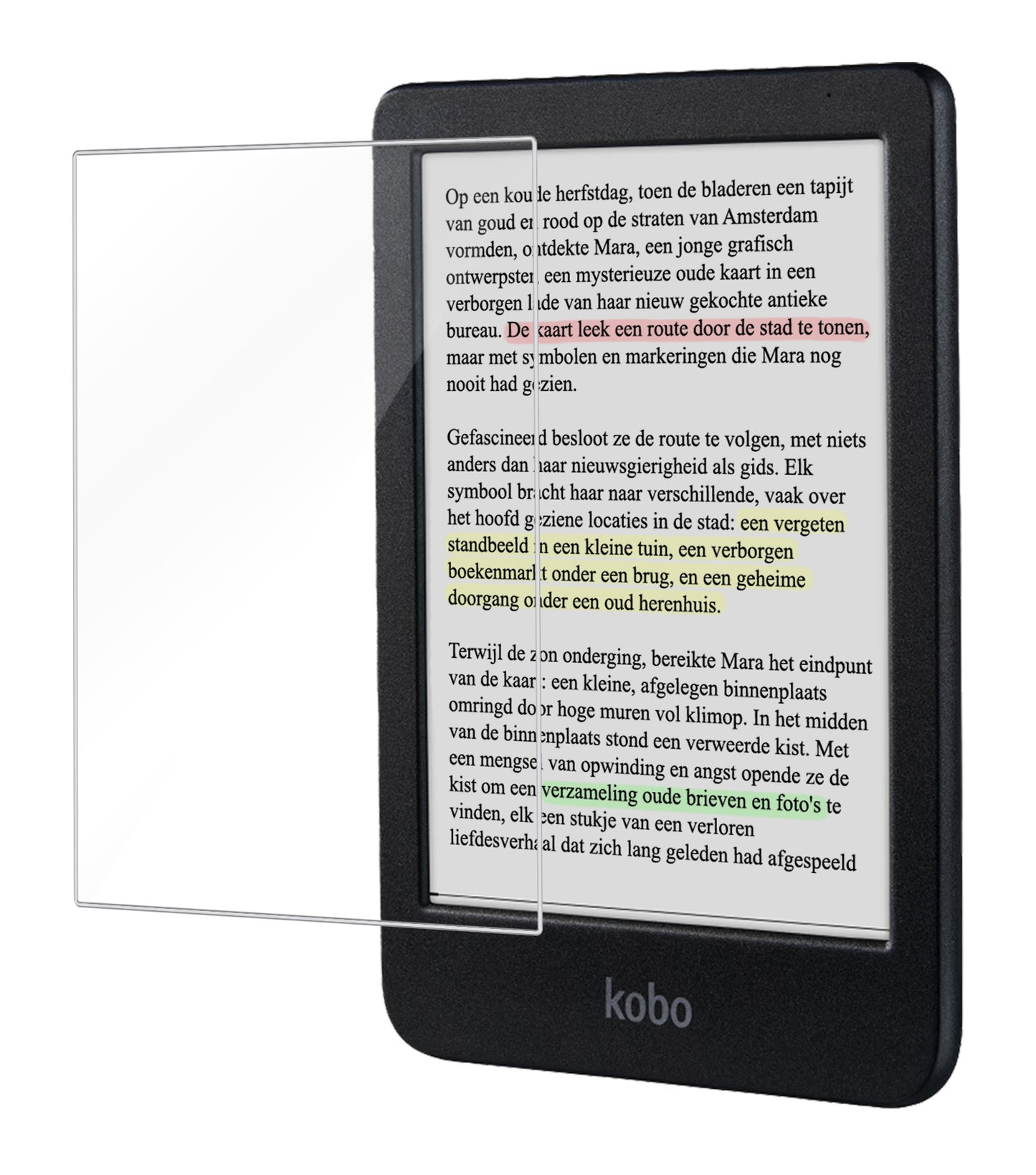 Kobo Clara Colour Screenprotector Tempered Glass