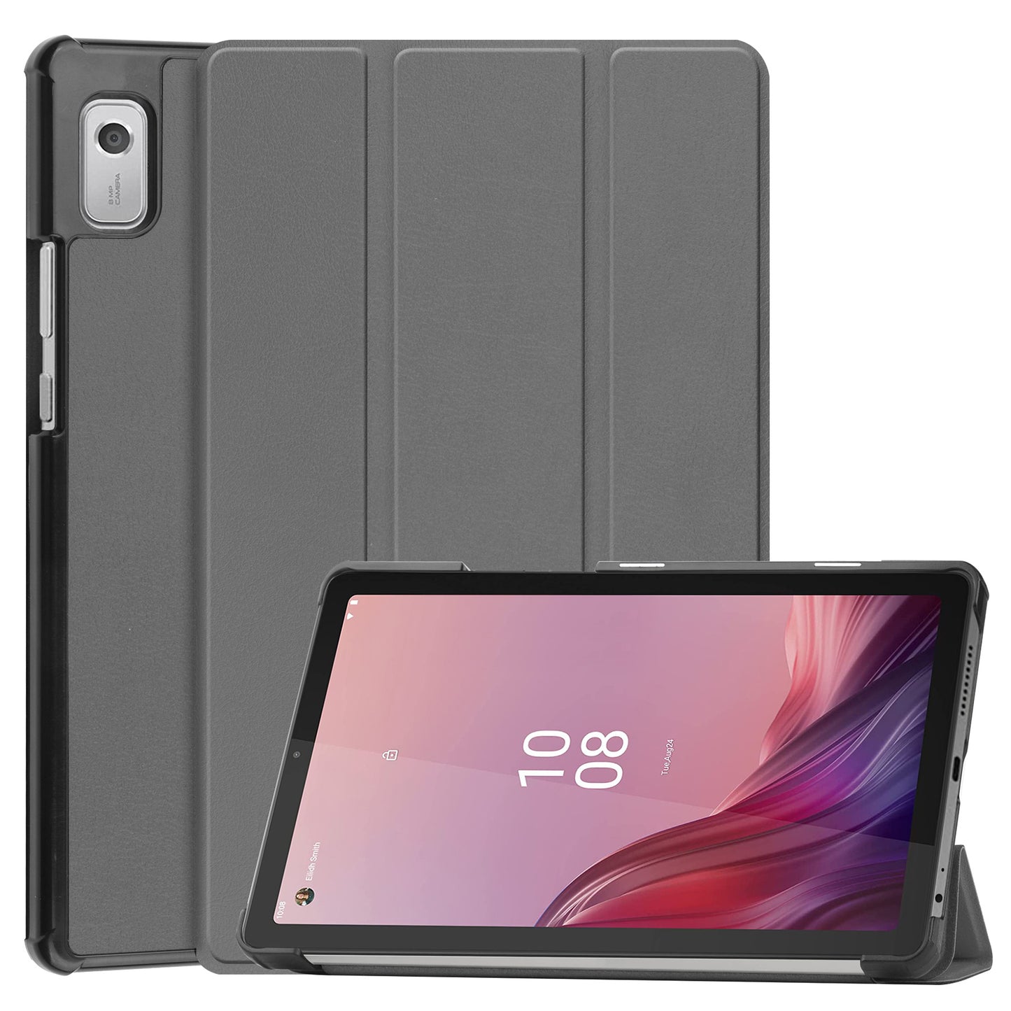 Lenovo Tab M9 Hoesje Book Case - Grijs