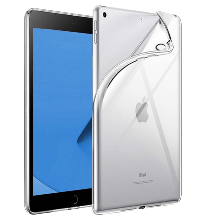 iPad 10.2 2021 Hoesje Siliconen Backcover Lichtgewicht - Transparant