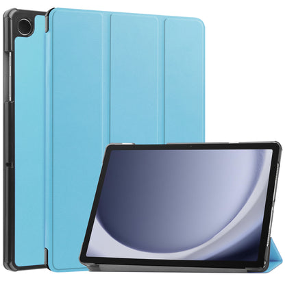 Samsung Galaxy Tab A9 Trifold Bookcase Hoes - Lichtblauw