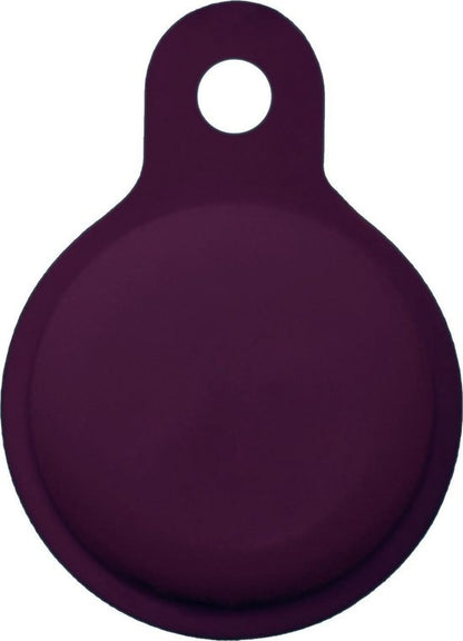 Apple AirTag Hoesje Siliconen Full Cover Lichtgewicht - Aubergine
