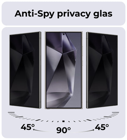 Samsung S24 Ultra Screenprotector Gehard Glas - Privacy
