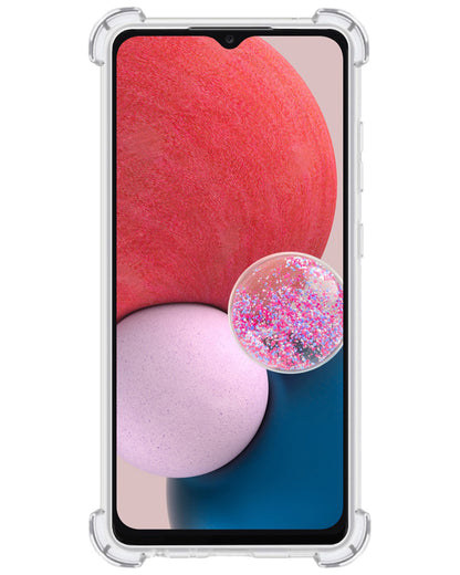 Samsung A13 4G Hoesje Kaarthouder Backcover Shockproof - Transparant