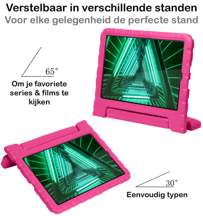 Lenovo Tab M10 FHD Plus 2nd Gen Kinderhoes Shockabsorberend Foam - Roze