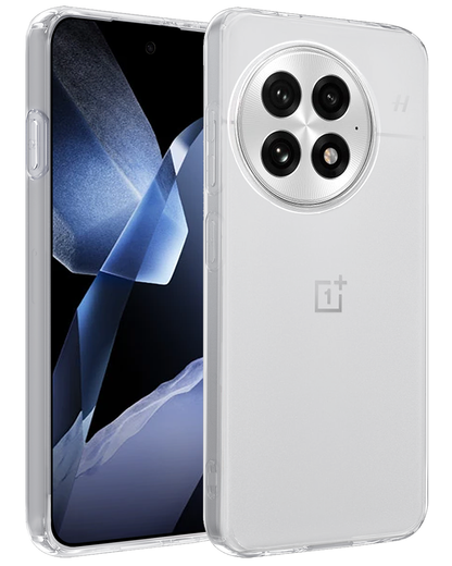 OnePlus 13 Hoesje Siliconen Backcover Lichtgewicht - Transparant