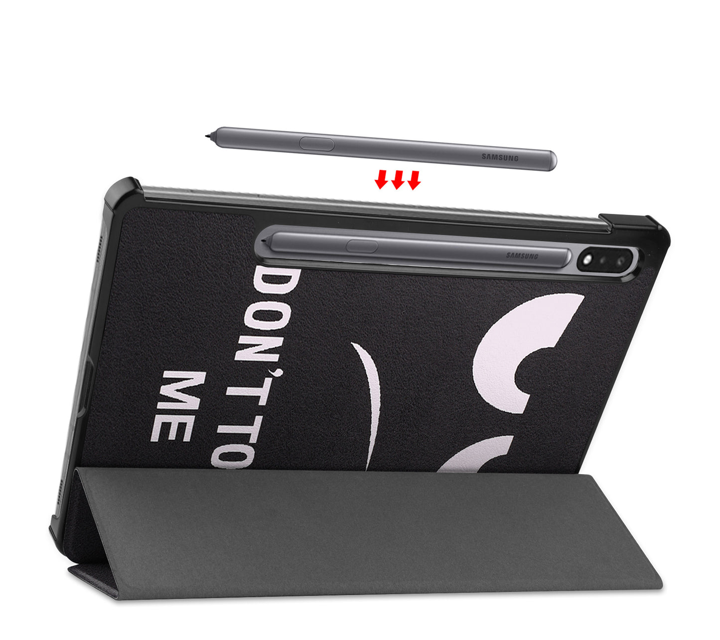 Samsung Galaxy Tab S8 Ultra Hoesje Book Case - Don't Touch Me