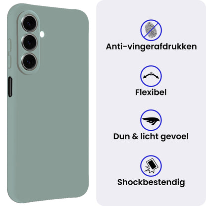 Samsung A27 Hoesje Siliconen Backcover Lichtgewicht - Lichtblauw