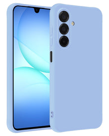 Samsung A17 Hoesje Siliconen Backcover Lichtgewicht - Lichtblauw