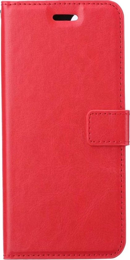 Samsung S21 Hoesje Book Case Kunstleer - Rood