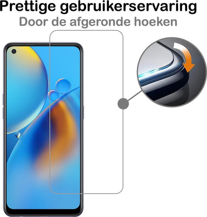 OPPO A74 5G Screenprotector Gehard Glas - Anti-kras