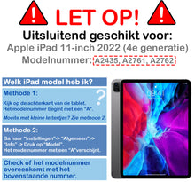 iPad Pro 2022 (11 inch) Kinderhoes Shockabsorberend Foam - Paars