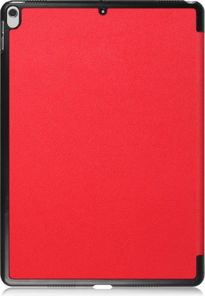 iPad Air 3 / Pro 10.5 (2017) Trifold Bookcase Hoes - Rood