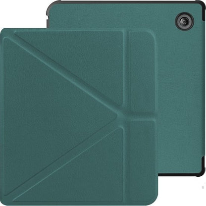 Kobo Libra 2 Trifold Bookcase Hoes - Donkergroen